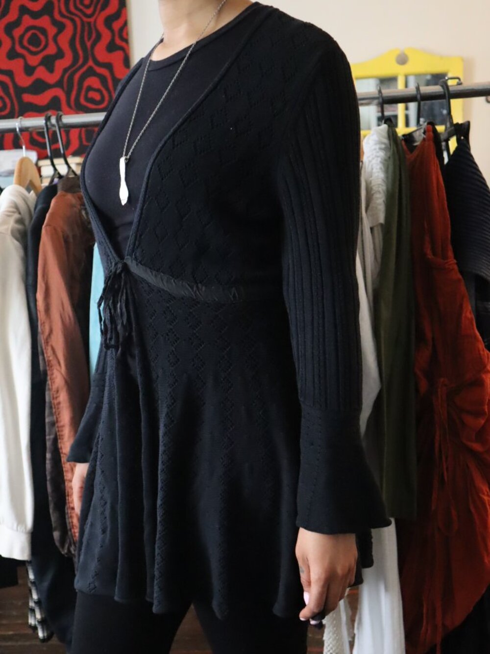 Babydoll Style Cardigan - Picture 4 of 8